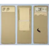 Robert Rauschenberg, Shirtboards, Morocco, Italy, 52, 1991, Grouping of three mixed media prints in color