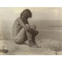 Carl Everton Moon, Last of His People, Gelatin silver print