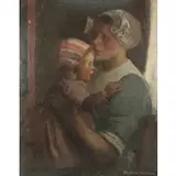 Elizabeth Nourse, Mother and Daughter, Oil on canvas