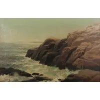 Henry Pember Smith, Near Kennebunkport, Oil on canvas