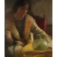 Neil Kosh, Portrait of a Lady, Oil on canvas