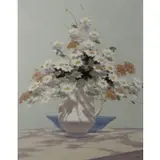 Andre Gisson, Floral Still Life, Oil on canvas