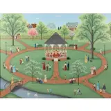 Susan Slyman, Bandstand, Oil on canvas