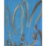 Hunt Slonem, Blue Rabbit