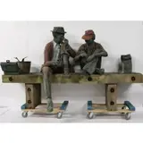 John Seward Johnson II, FISHING, A great life size sculpture with wonderful period detail