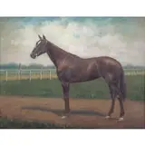 William E Plimpton, Portrait of a Horse, Oil on canvas