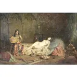 Castellane, Orientalist Scene, Oil on canvas