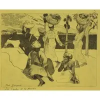 Paul Gauguin, Les Cigales et Les Fourmis -- Souvenir de la Martinique, 1889