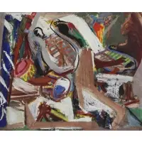 Josef Presser, Central Park Band Shell, Mixed media on paper