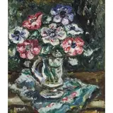 Isaac Païles, Floral Still Life, Oil on canvas