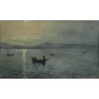 Thomas Daly, Cod Fishing, Watercolor