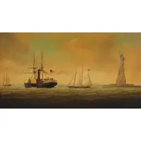Brian Cooke, Liberty, c. 1940, Oil on board