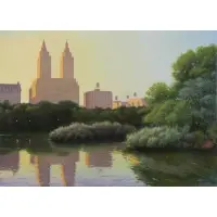 Jon de Martin, Central Park, Oil on canvas