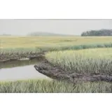 Joy Biddle, Marshes, Oil on canvas