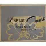 Georges Braque, La Palette Au Fond Gris Galerie Maeght, 1959, Lithograph