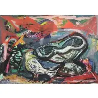 Josef Presser, Neap Tide, Oil on board