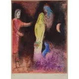 Chloe is Dressed and Braided by Cleariste by Marc Chagall, Lithograph, sold Jan 2021