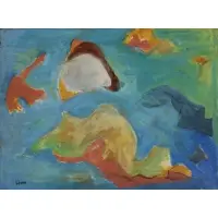 David Hare, Elliott Isle Shore, Oil on canvas