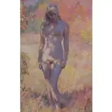 Hongnian Zhang, Magic Meadow, Oil on canvas