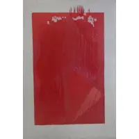 McArthur Binion, China Red, 1977