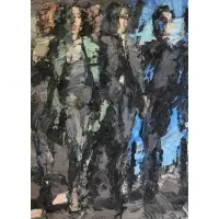 David D. Stern, Wide Eye Shuffle, 2000, Oil on canvas