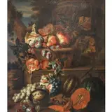 Michelangelo Campidoglio, Still Life with Fruit, Oil on canvas