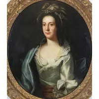 Joseph Blackburn, Portrait of a Lady, Oil on Canvas