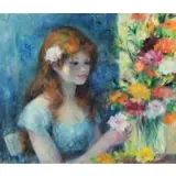 Cydney Grossman, The Bouquet, Oil on canvas