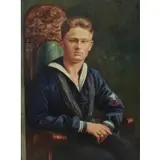 Erhardt, Portrait of a Sailor, Oil on Canvas
