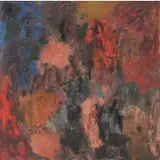 Florence Weinstein, Abstract Composition, Oil on canvas