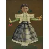 Agapito Labios, Portrait of a Girl, Oil on canvas