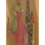 María Antonia Ordoñez, Mystical Portrait, Colored Pencil on Board