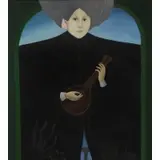 Leticia Tarrago, La Mandolina, 1980, Oil on Canvas