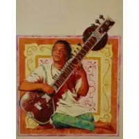 Victor Kalin, Ravi Shankar, Oil on board