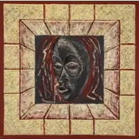 Francis Sprout, Cultural Confluence, 2001, Mixed media on canvas