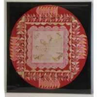 Miriam Schapiro, 1899, 1978, Fabric collage and acrylic