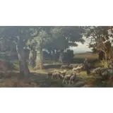 Ceramano, Shepherds, Oil on Canvas