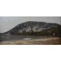John S. Conway, Landscape, Oil on board