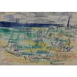 Jean Dufy, Boats at Honfleur