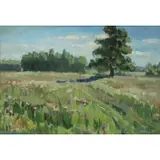 Konrāds Ubāns, Landscape, Oil on Board