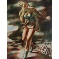 Jean Hanau, Portrait of a Woman, Oil on canvas