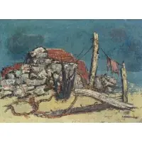 Sol Wilson, End of Cape, Oil on Canvas