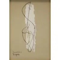Walter Sanford, Abstract composition, Mixed media on board