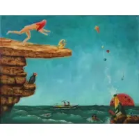 Hubert Thelen, The State of the Nation, 1965, Oil on canvas