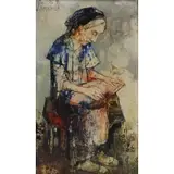 Jean Jansem, Femme Assise