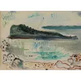 Yechezkel Streichman, Landscape, Watercolor