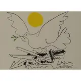 Le Monde Sans Armes by Pablo Picasso, Lithograph, sold Oct 2020