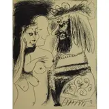 Le Vieux Roi by Pablo Picasso, 1959, Lithograph, sold Oct 2020