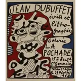 Jean Dubuffet, Affiche Pochade, 1968, Lithograph