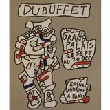 Jean Dubuffet, Affiche Grand Palais, 1973, Lithograph